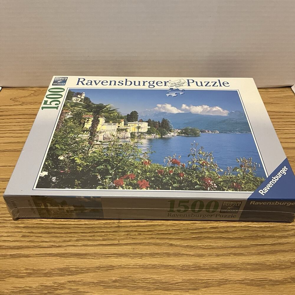 Ravensburger 1500 pc Lake Maggiore, Italy 2008 jigsaw puzzle Rare Vintage Read